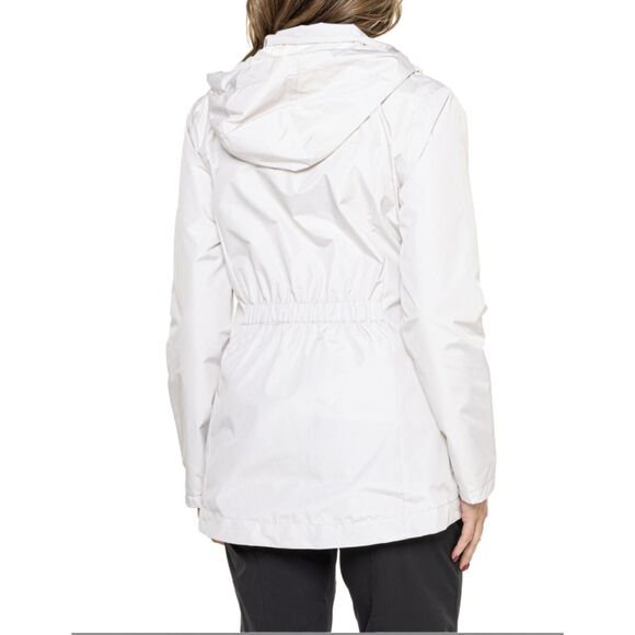 Liv Outdoor Nimbus Birch Geo Hooded Mesh Lined Water Resistant Travel Jacket M - Picture 9 of 14